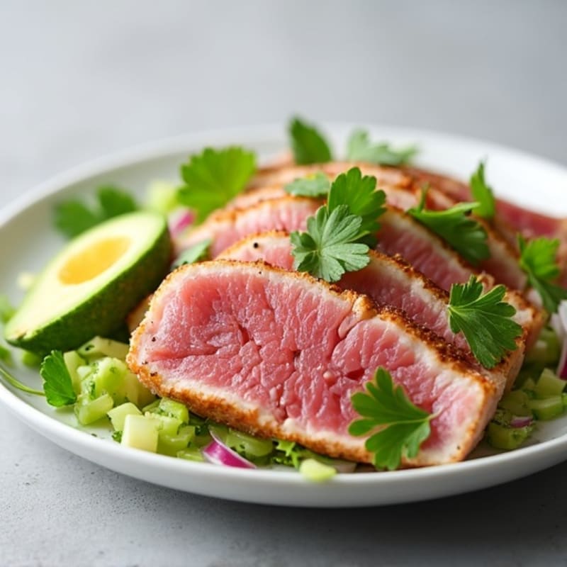 Fresh Tuna Salad with Crunchy Celery and Dill