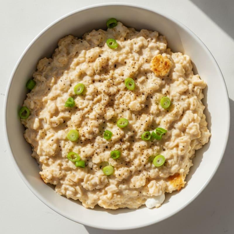Savory Egg and Oat Breakfast Bowl