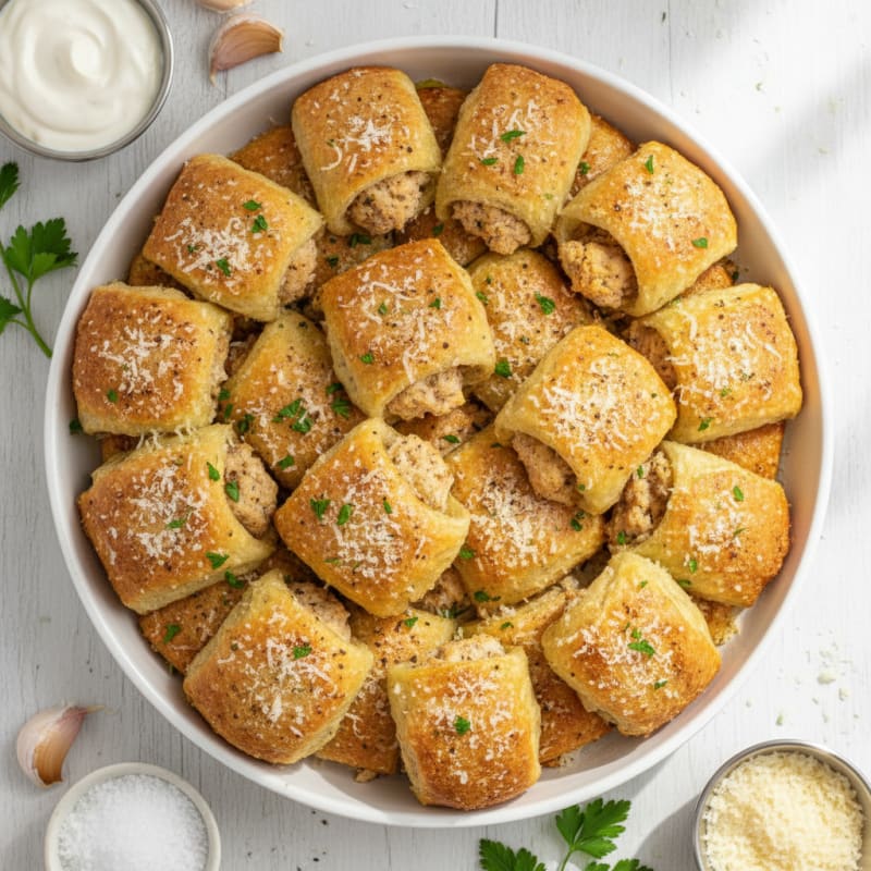 Garlic Parmesan Pretzel Bites