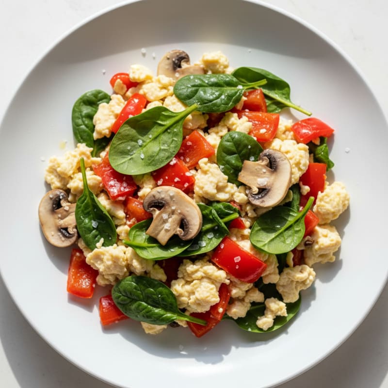 Egg White Veggie Scramble