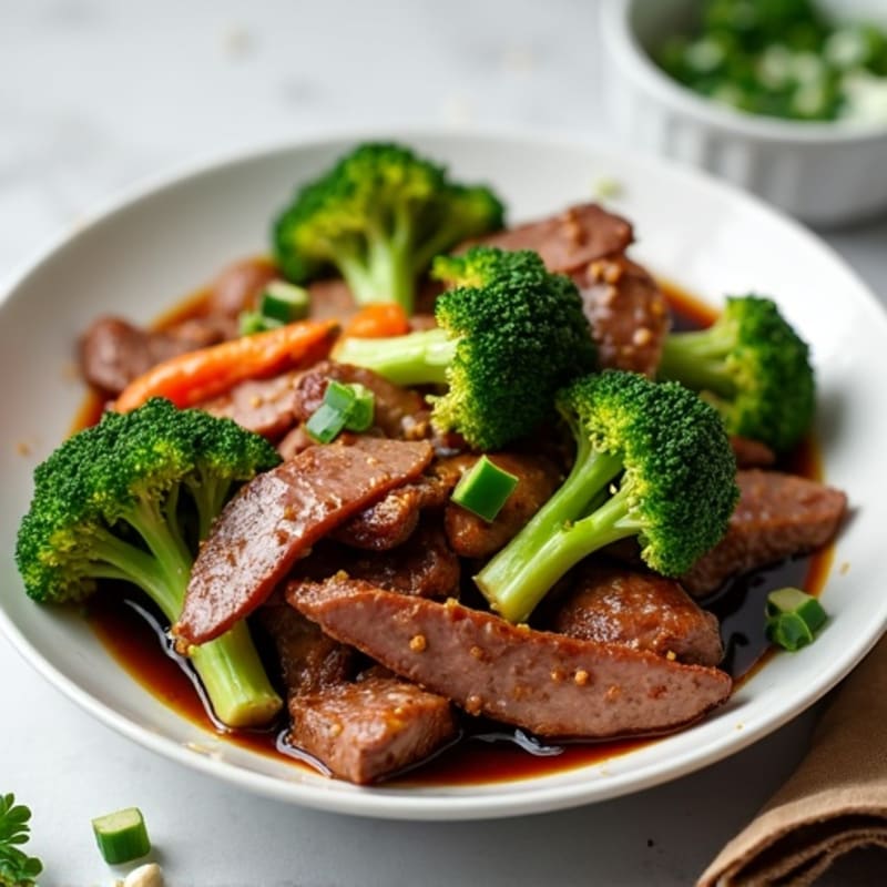 Savory Garlic Beef and Crispy Broccoli Stir-Fry