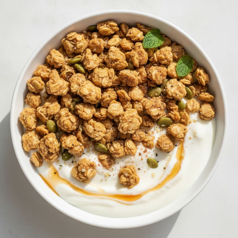 Maple-Kissed Vegan Granola