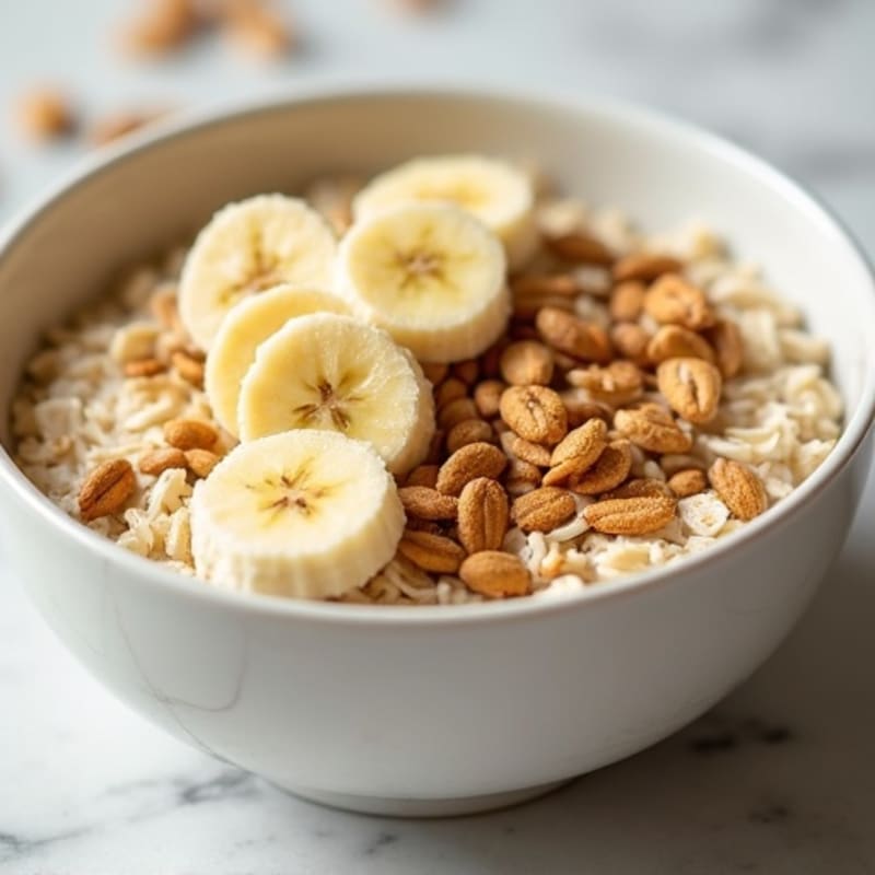 Quick Protein-Packed Banana Oat Bowl