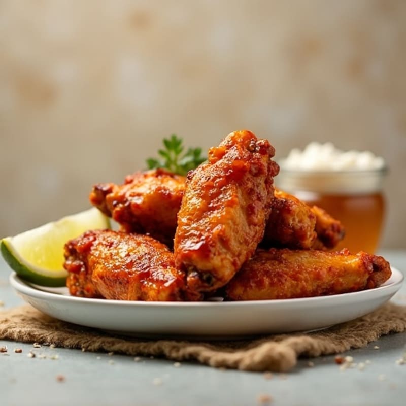 Crispy Baked Honey-Garlic Chicken Wings