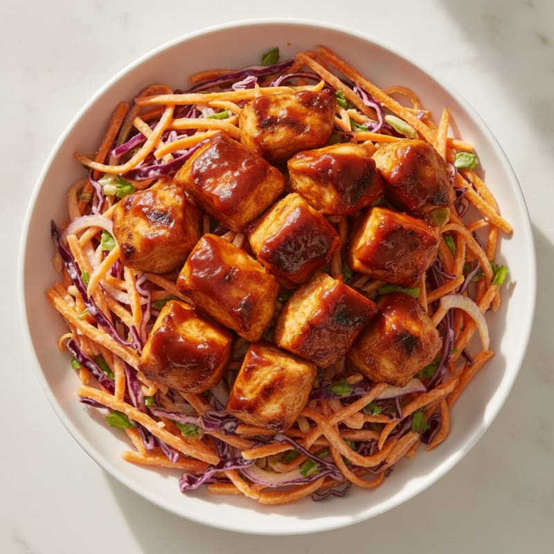 BBQ Chicken & Sweet Potato Slaw
