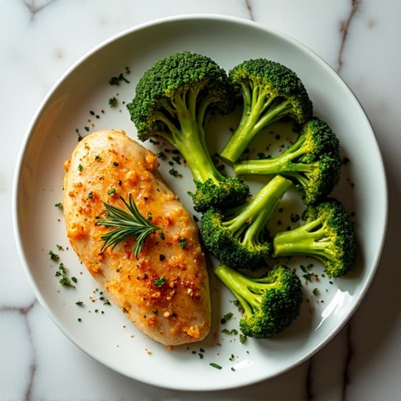 Sheet Pan Lemon Herb Chicken with Crispy Roasted Broccoli
