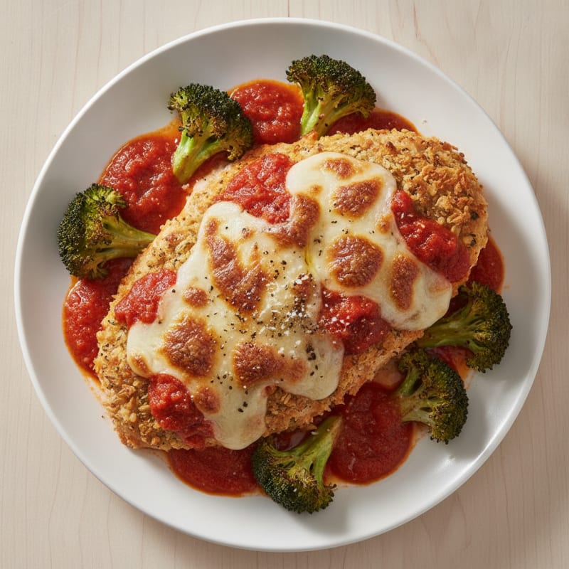 Baked Chicken Parmesan with Marinara