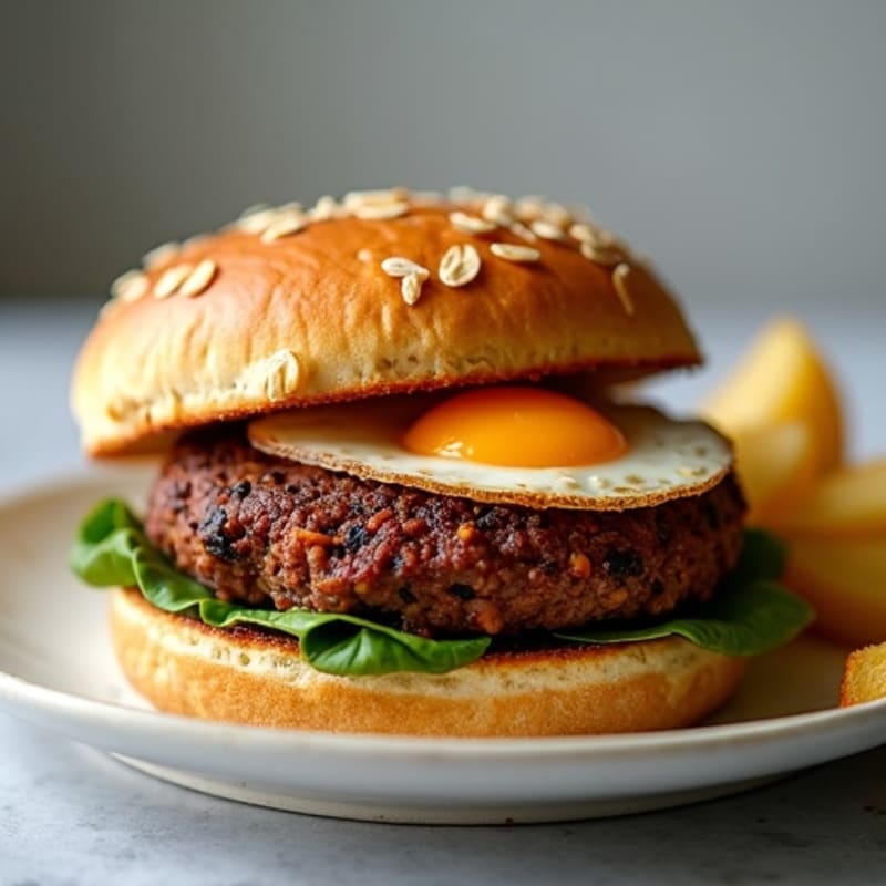Hearty Smoky Black Bean Burgers