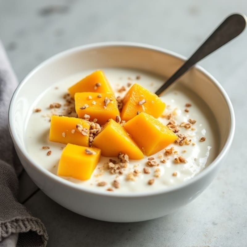 Fresh Mango Coconut Yogurt Bowl