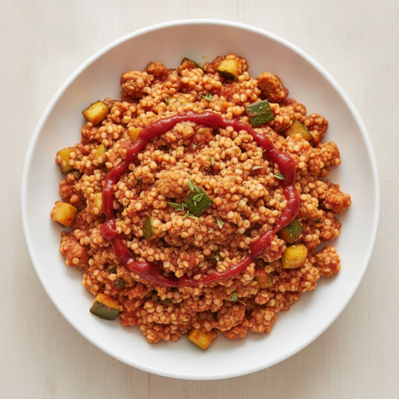 Spaghetti Sauce Couscous Medley