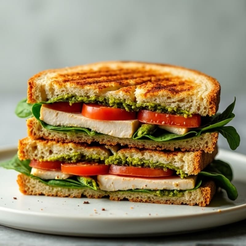 Grilled Turkey Pesto Panini