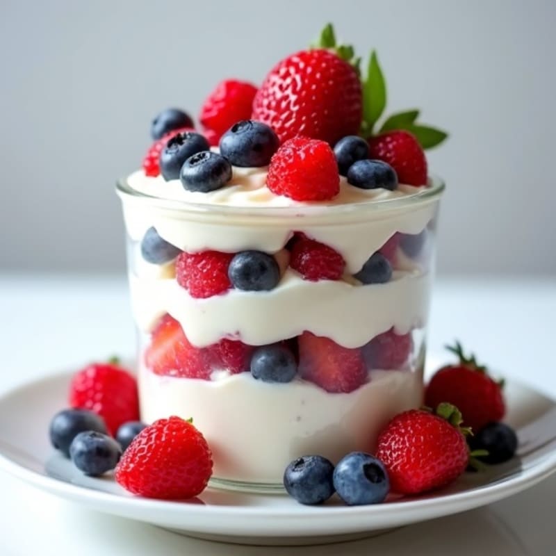 Cottage Cheese Protein Berry Parfait