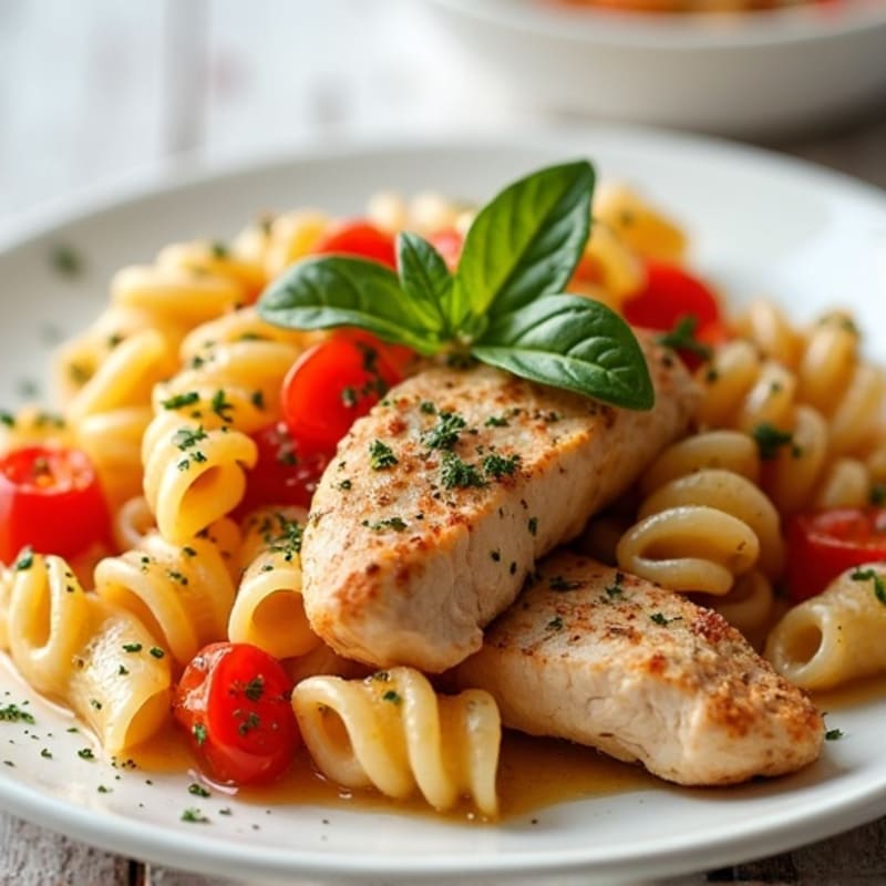 Creamy Cajun Chicken Pasta with Bell Peppers