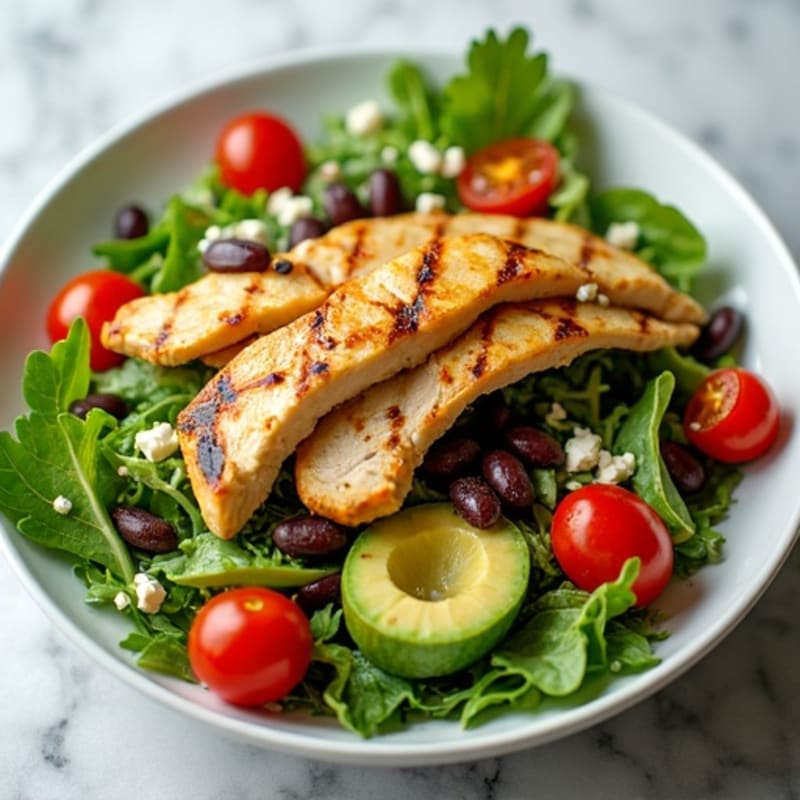 Spicy Jalapeno Lime Chicken Chopped Salad