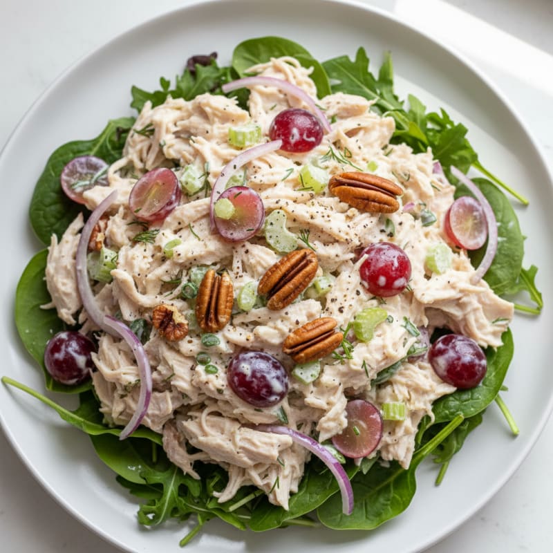 Chicken Salad with Grapes and Pecans