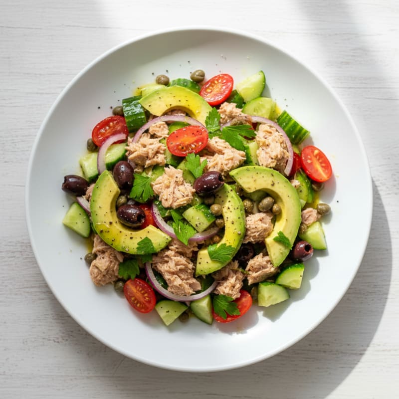 Mediterranean Tuna Salad with Capers