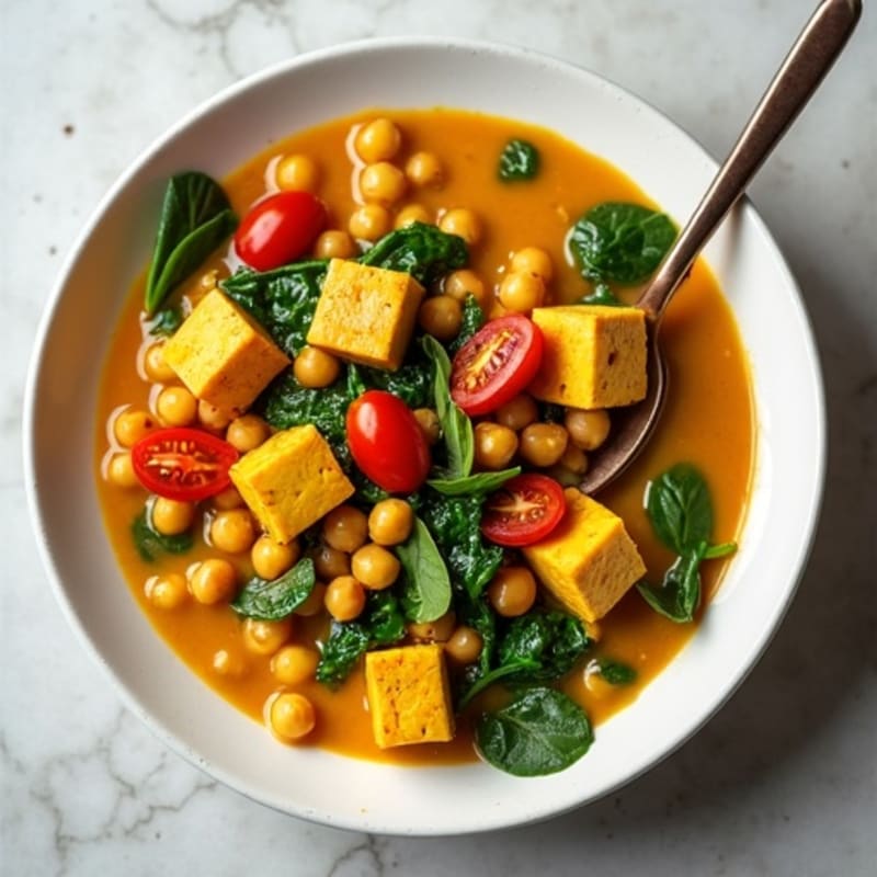 Hearty Coconut Curry Chickpea Stew