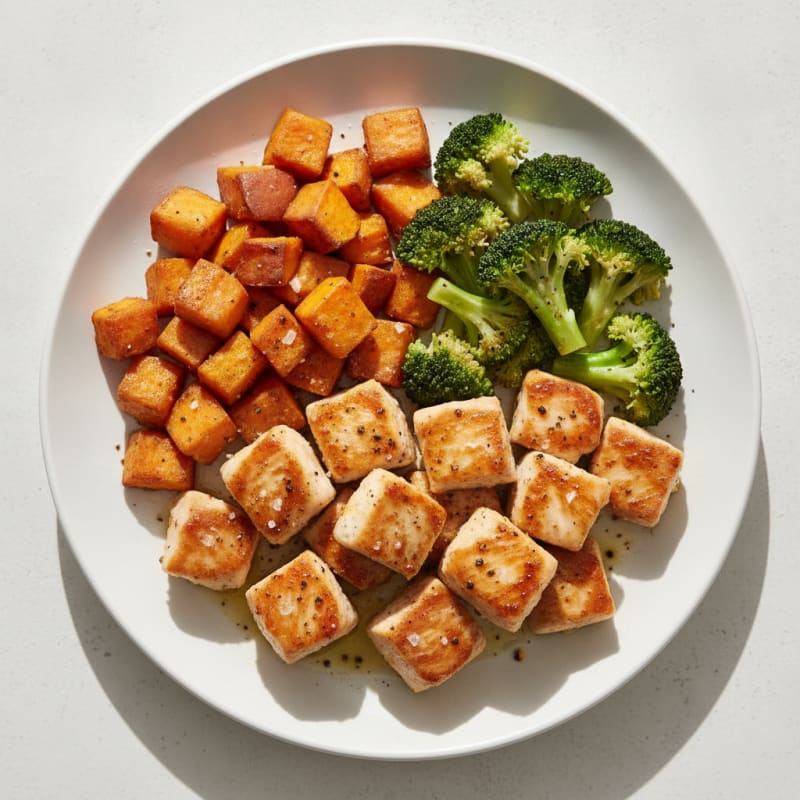 Pan-Seared Chicken Breast Cubes