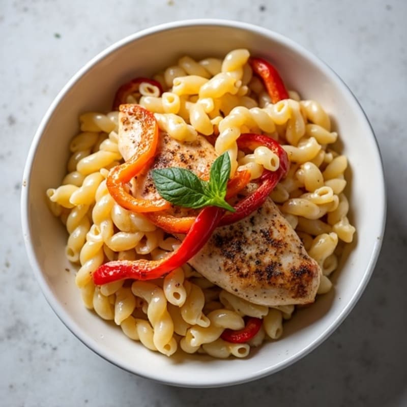 Creamy Cajun Chicken Pasta with Bell Peppers