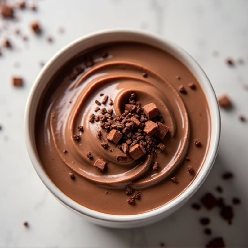 Silky Chocolate Protein Pudding
