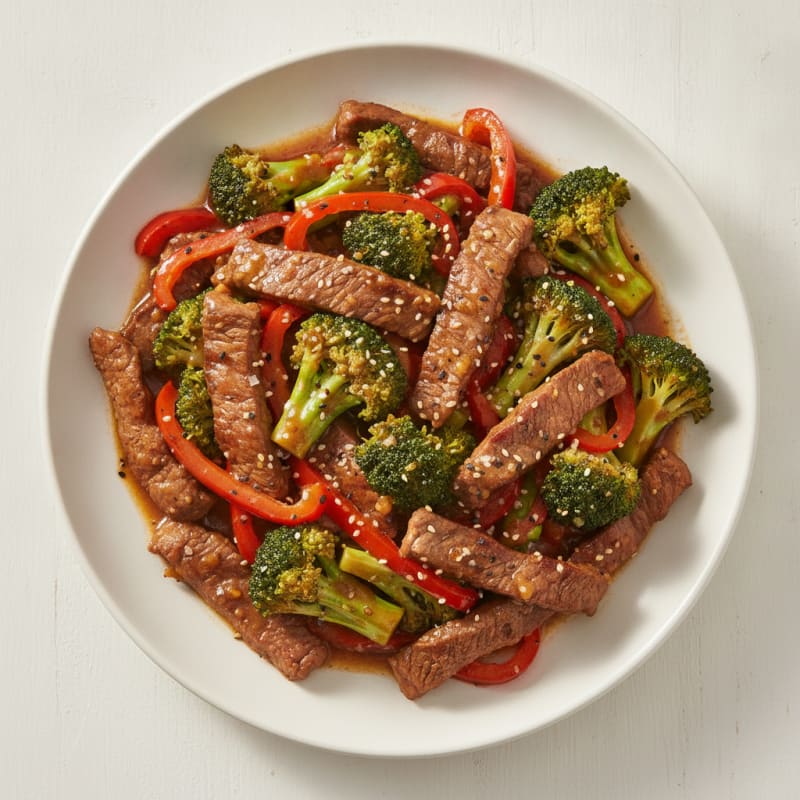 Sesame Beef and Broccoli Stir-Fry