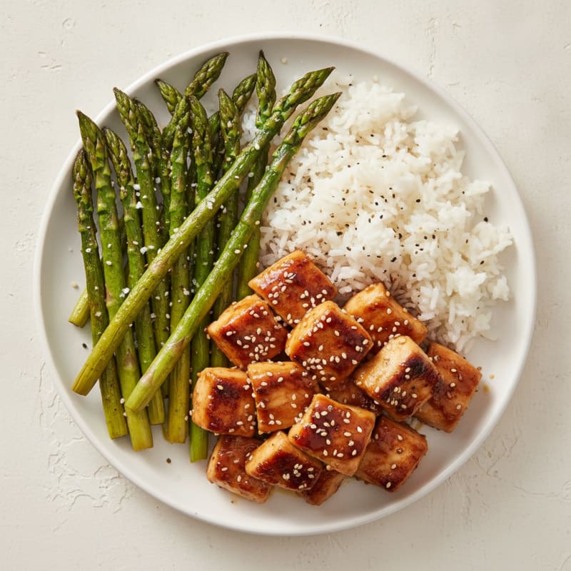 Teriyaki Chicken with Roasted Asparagus