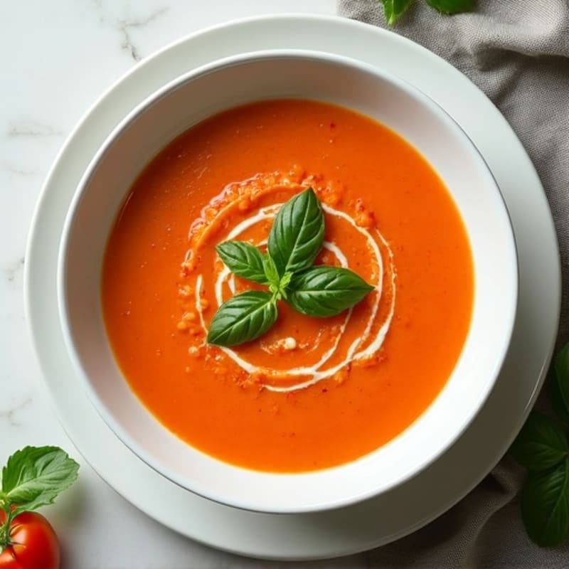 Creamy Roasted Tomato Basil Soup