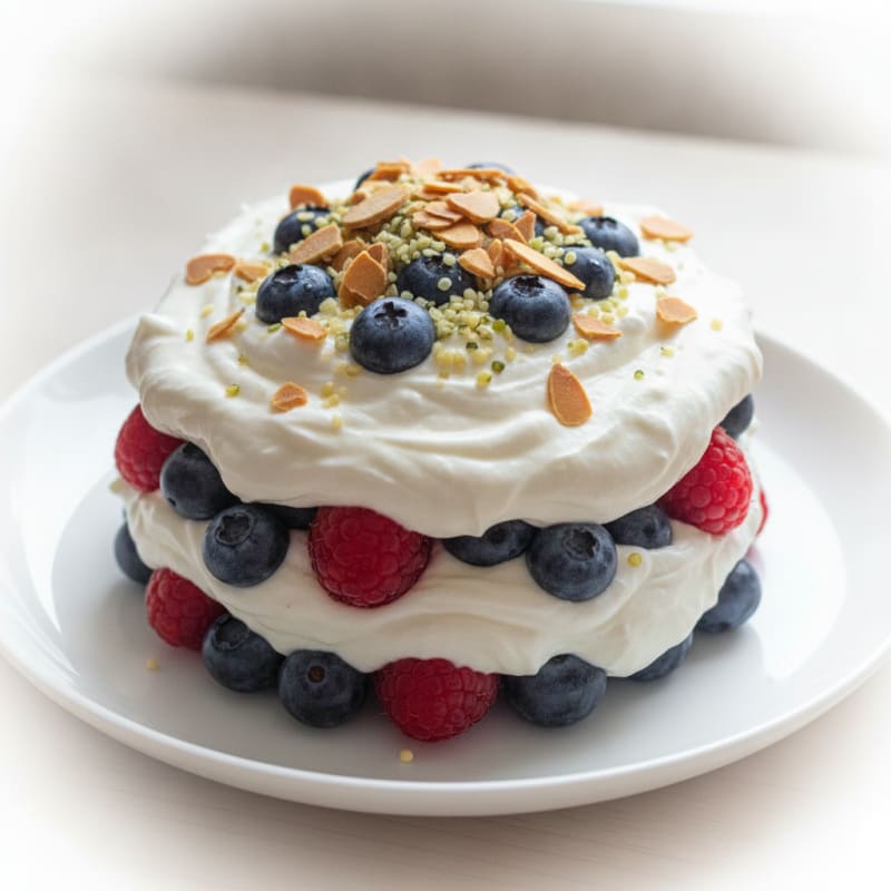 Creamy Greek Yogurt Protein Parfait with Berries