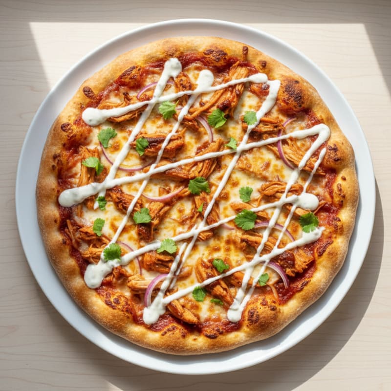 Crispy BBQ Ranch Chicken Pizza