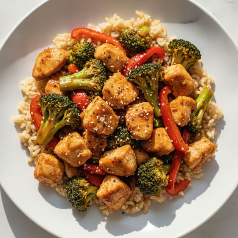 Teriyaki Chicken and Broccoli Stir-Fry