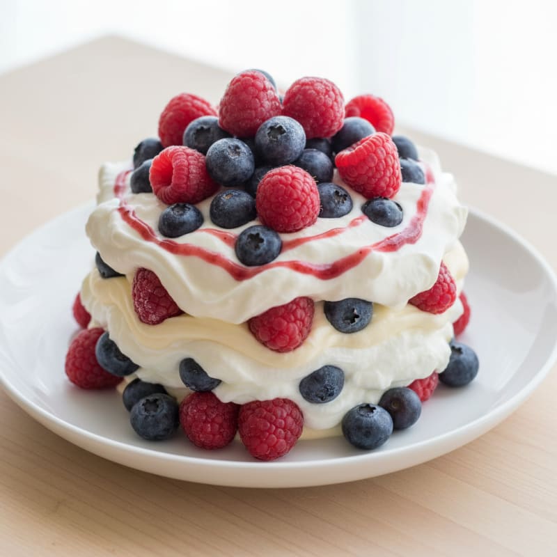 Protein Yogurt Parfait with Vanilla Whey and Fresh Berries