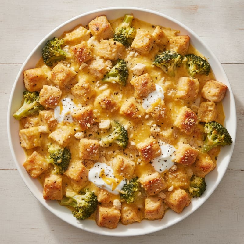 Cheesy Chicken and Broccoli Bake