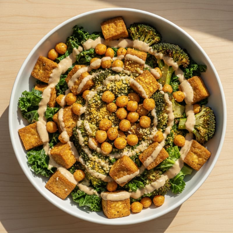 Roasted Chickpea and Veggie Power Bowl