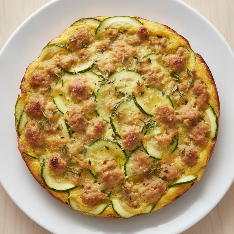 Savory Zucchini and Herb Bake