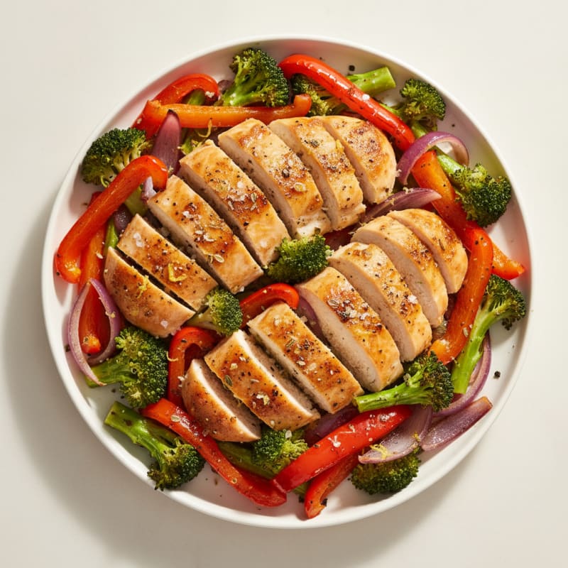 Sheet Pan Lemon Herb Chicken and Veggies