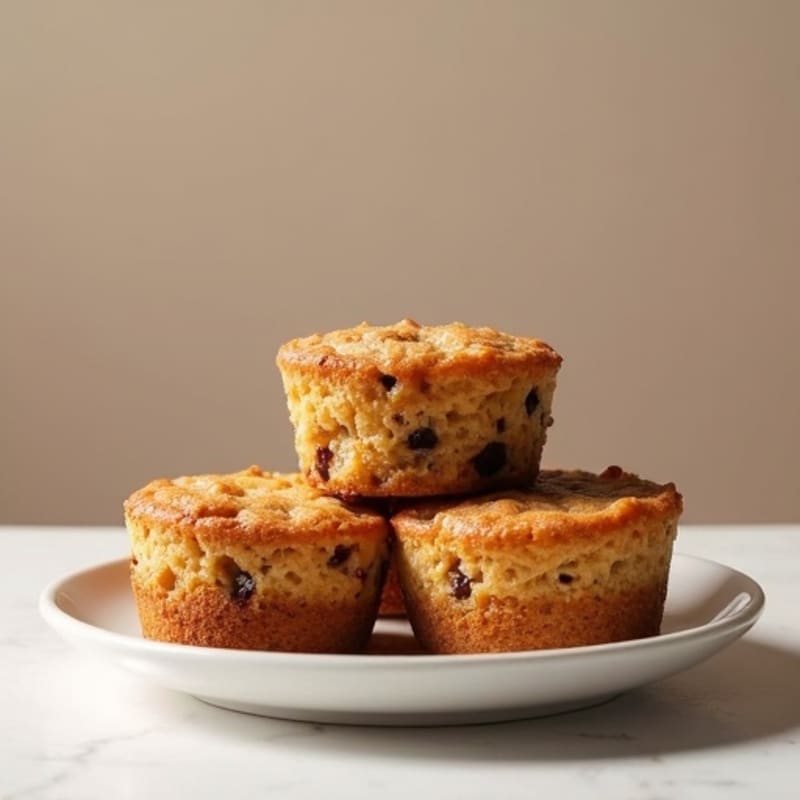 Protein-Packed Almond-Coffee Mini Cakes