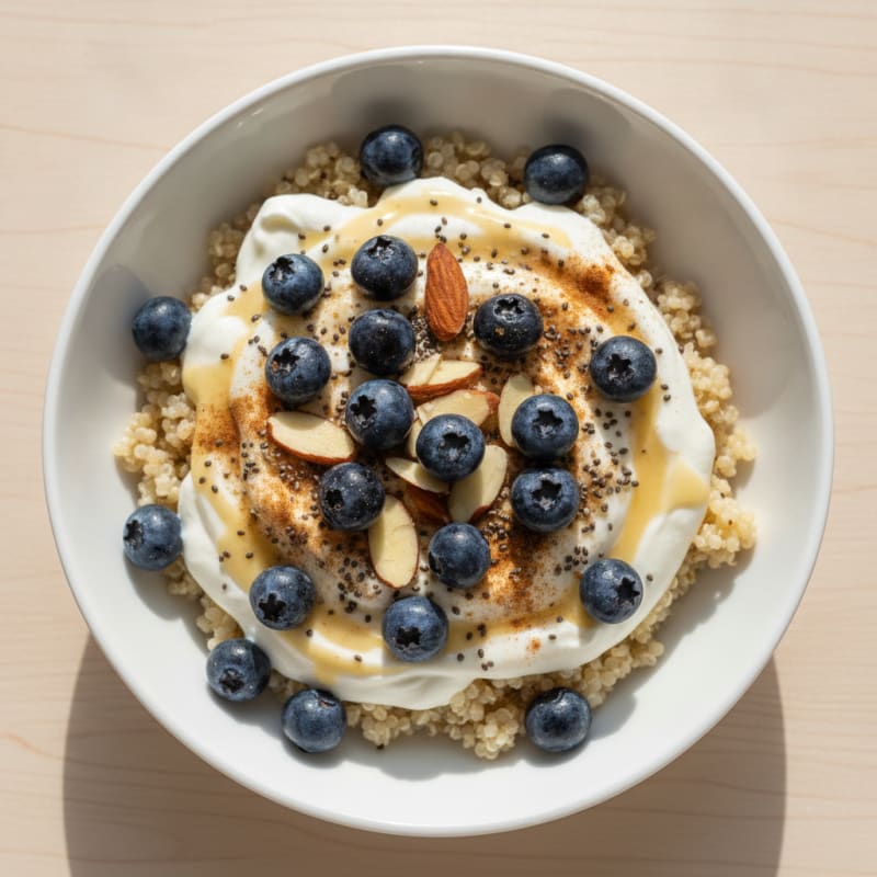 Berry Quinoa Power Bowl with Almonds