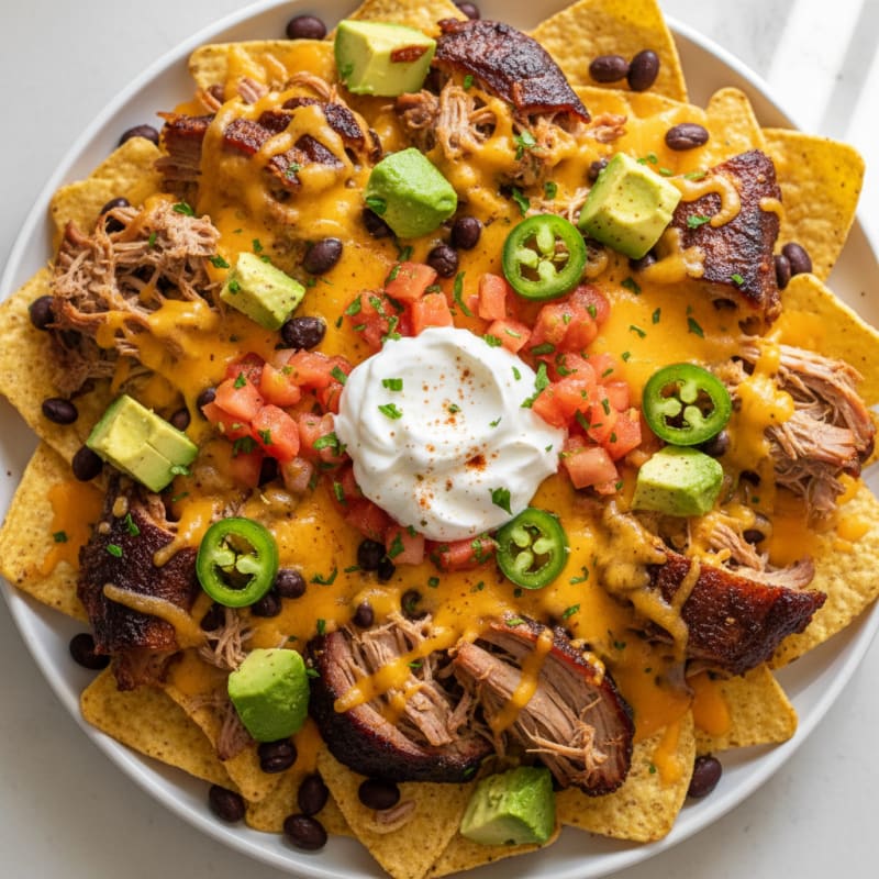 Smoky Pulled Pork Nachos