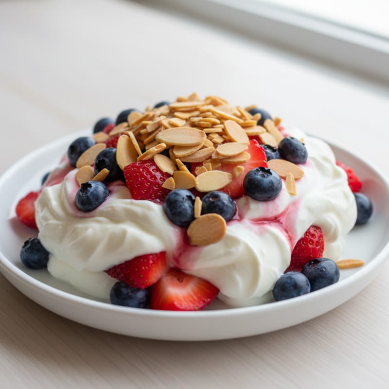 Creamy Greek Yogurt Protein Parfait with Berries
