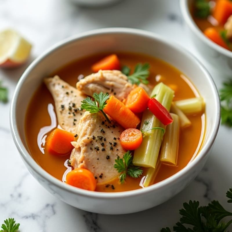 Hearty Slow Cooker Chicken Vegetable Soup
