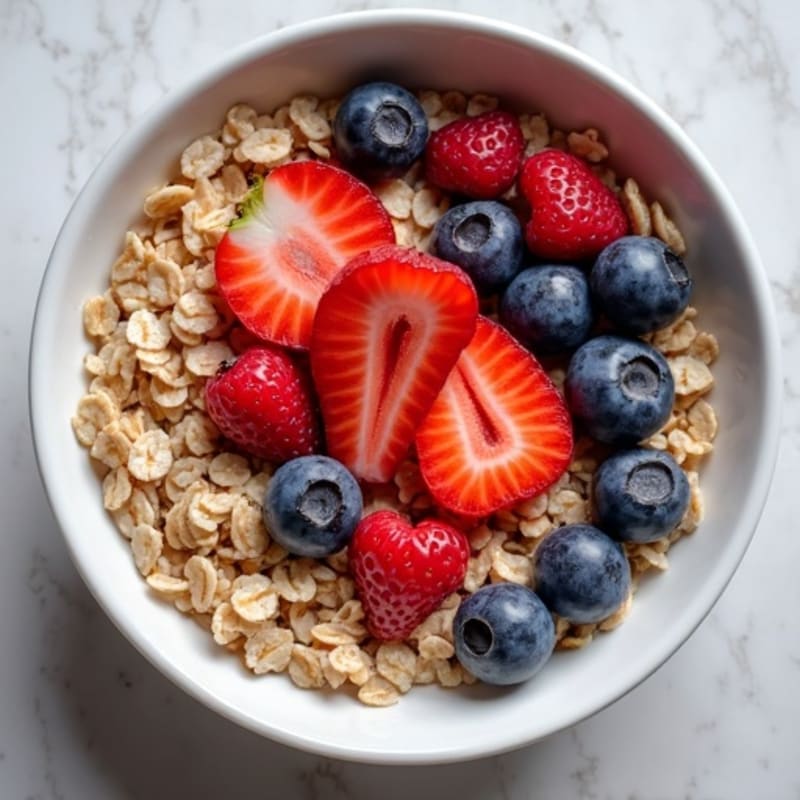 Protein-Packed Berry Oatmeal Bowl