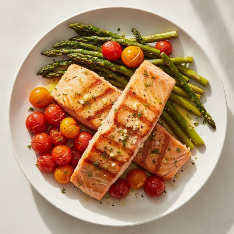 Lemon Herb Grilled Salmon