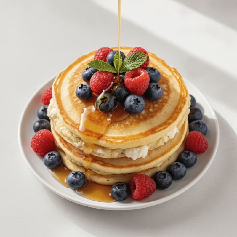 Cottage Cheese Protein Pancakes