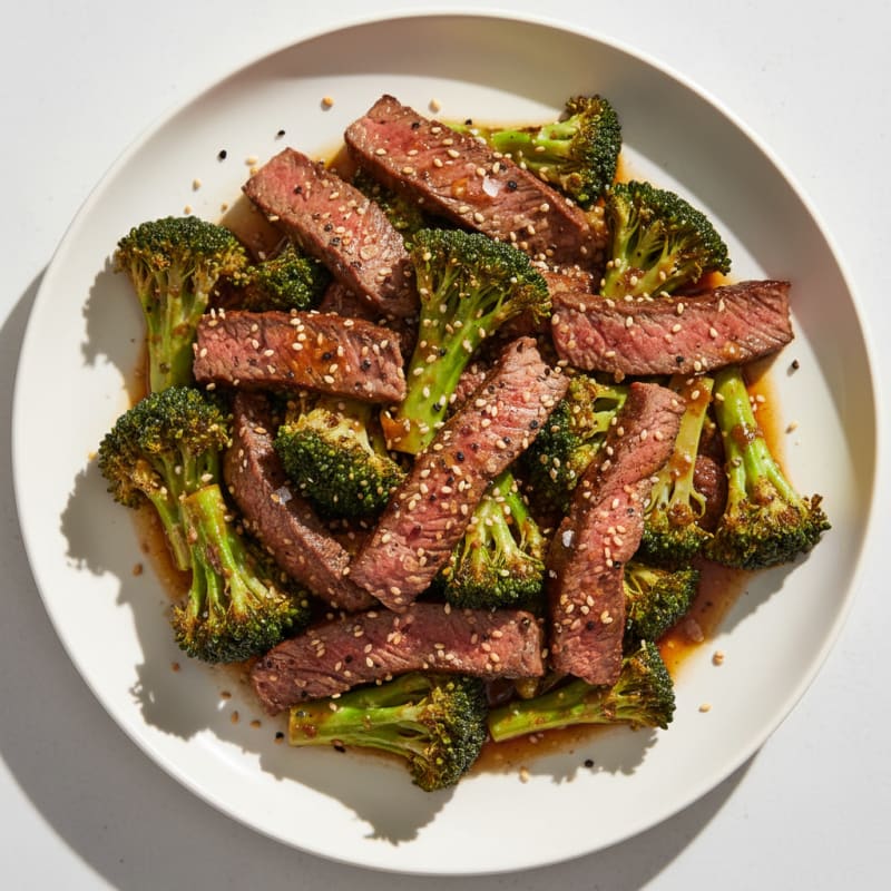 Tender Sesame Beef and Broccoli Stir-Fry