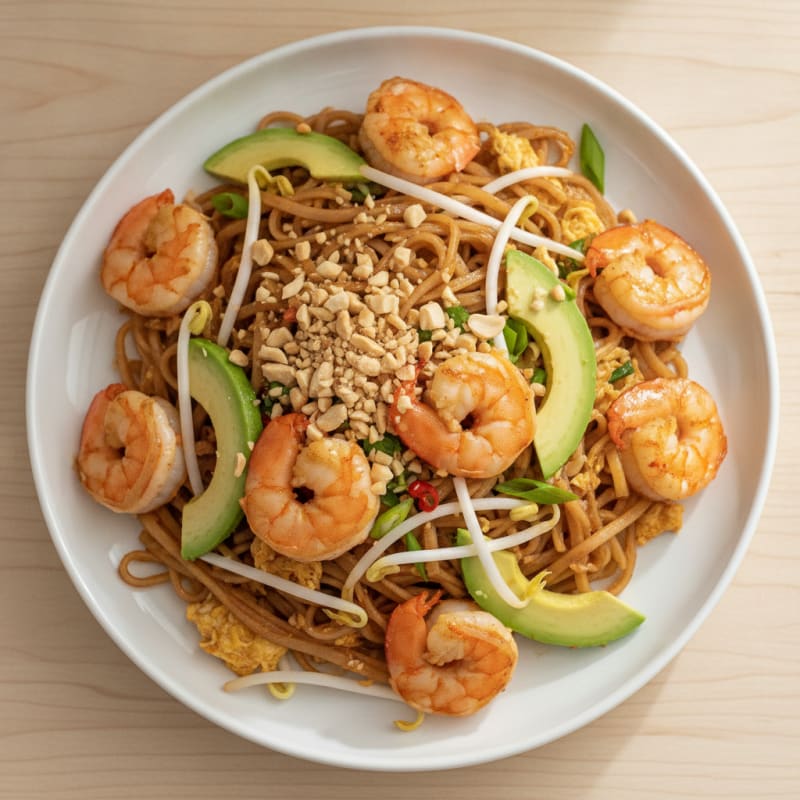 Shrimp Pad Thai Noodles