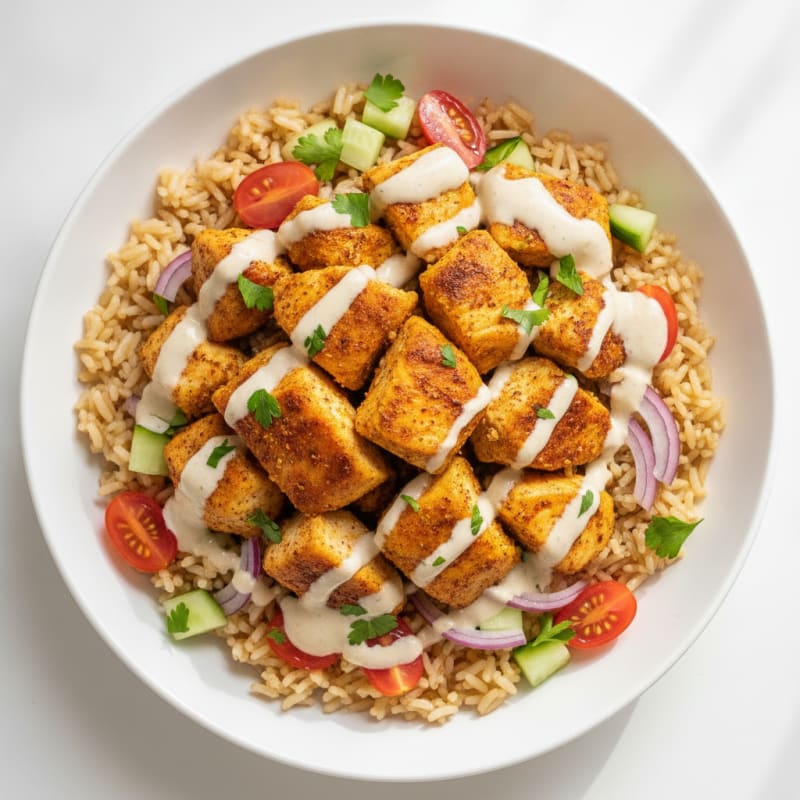 Chicken Shawarma Rice Bowl