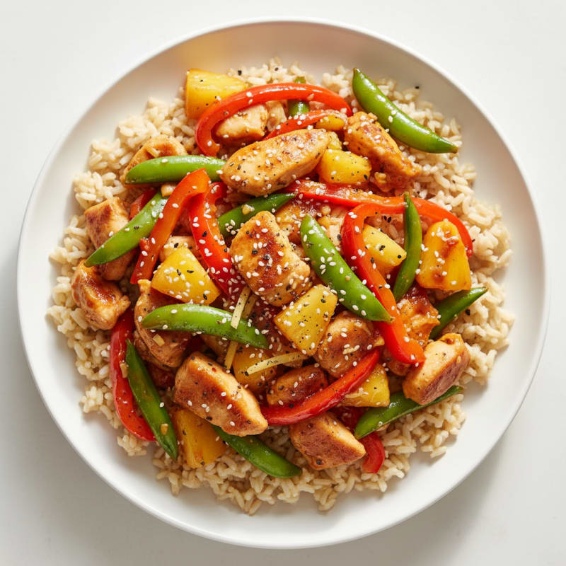 Sweet and Sour Chicken Stir-Fry