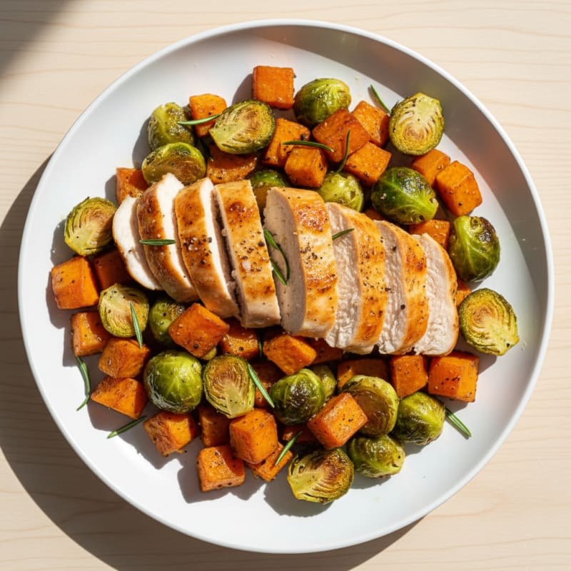 Sheet Pan Chicken and Roasted Root Vegetables