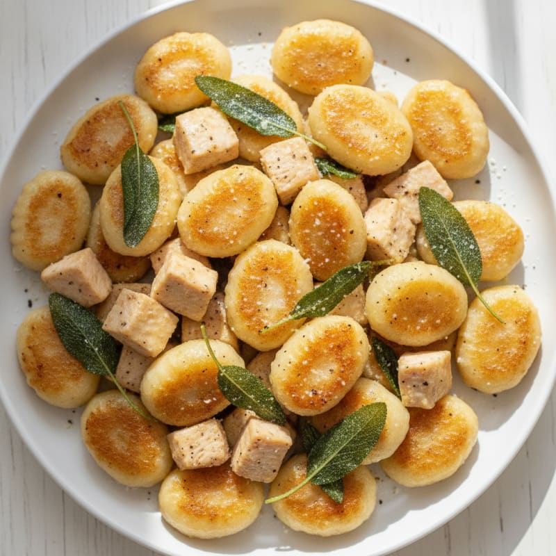 Ricotta Gnocchi with Sage Butter Sauce