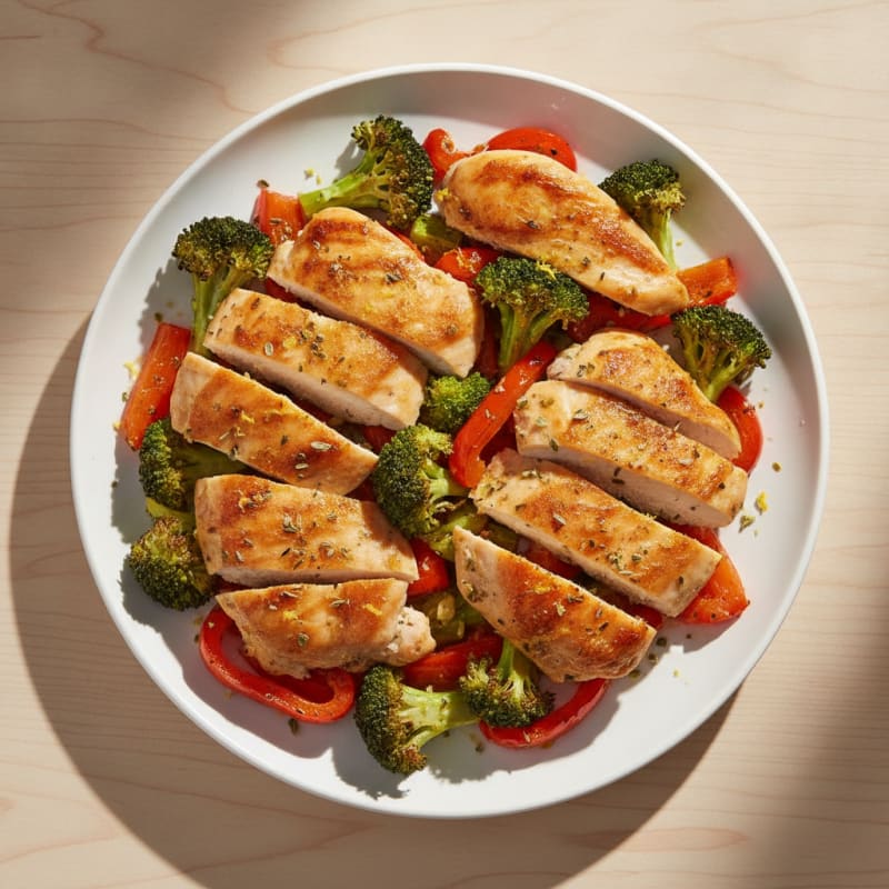 Sheet Pan Lemon Herb Chicken and Veggies